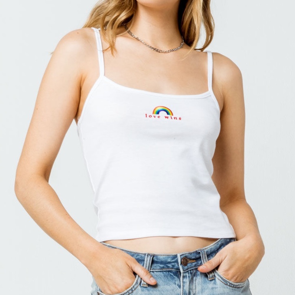 Full Tilt Love Wins Crop Cami